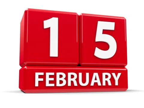 Cubes 15th February Stock Illustration