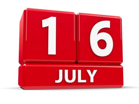 Cubes 16th July Stock Illustration