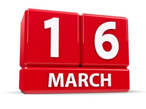 Cubes 16th March Stock Illustration