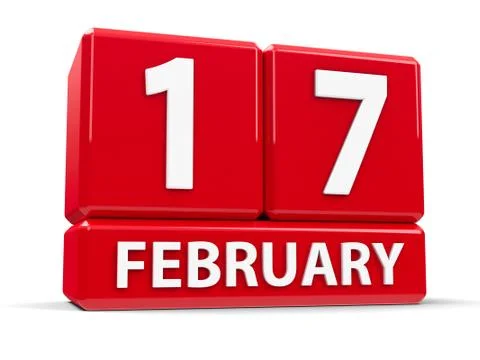 Cubes 17th February Stock Illustration