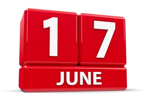 Cubes 17th June Stock Illustration