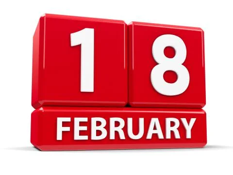 Cubes 18th February Stock Illustration