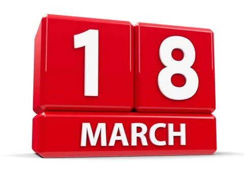 Cubes 18th March Stock Illustration