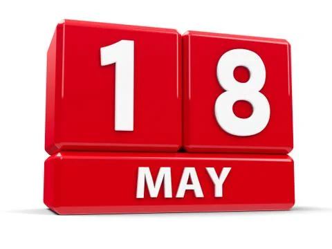 Cubes 18th May Stock Illustration