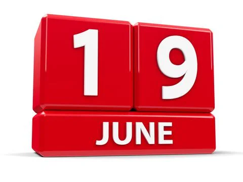 Cubes 19th June Stock Illustration