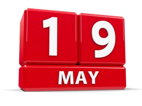 Cubes 19th May Stock Illustration