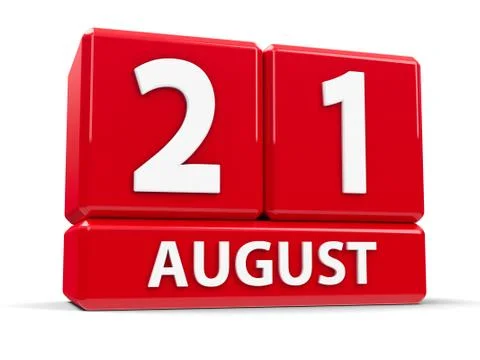 Cubes 21st August Stock-Illustration