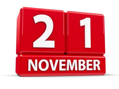 Cubes 21st November Stock Illustration