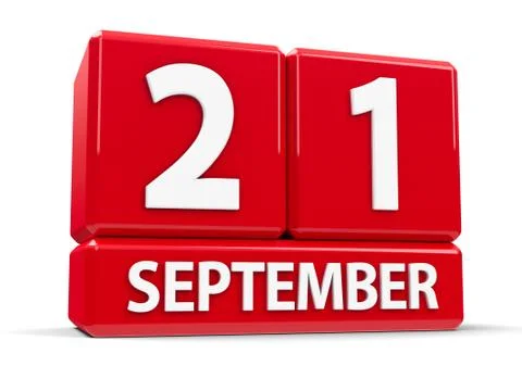 Cubes 21st September Stock Illustration