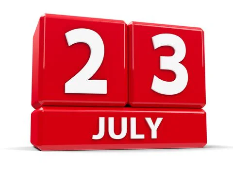 Cubes 23rd July Stock Illustration