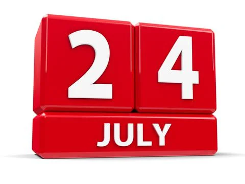 Cubes 24th July Stock Illustration