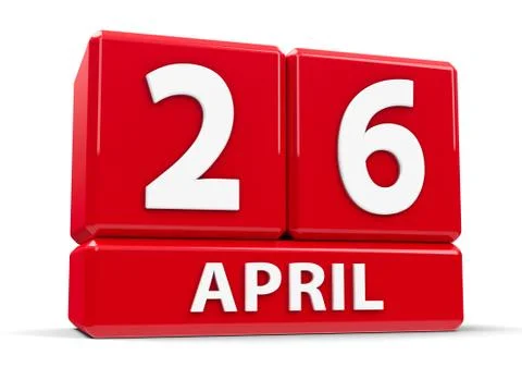 Cubes 26th April Stock Illustration