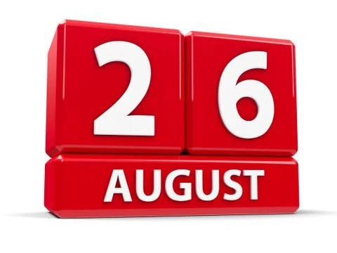 Cubes 26th August Stock Illustration