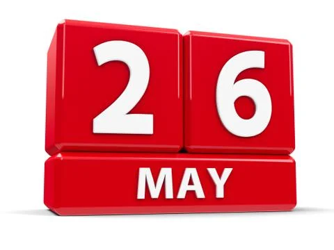 Cubes 26th May Stock Illustration