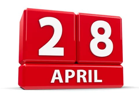 Cubes 28th April Stock Illustration
