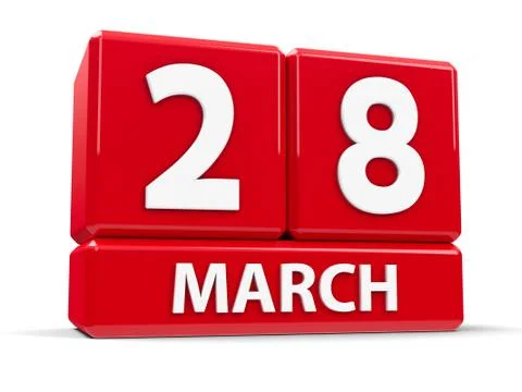 Cubes 28th March Stock Illustration