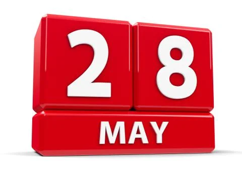 Cubes 28th May Stock Illustration