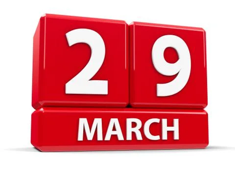 Cubes 29th March Stock Illustration