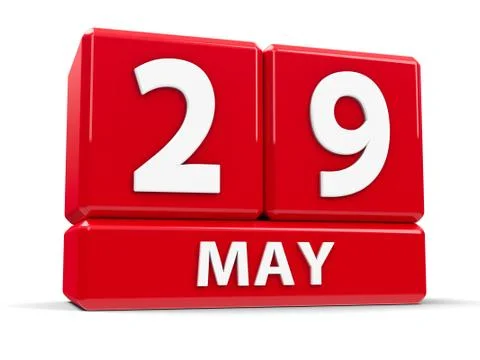 Cubes 29th May Stock Illustration