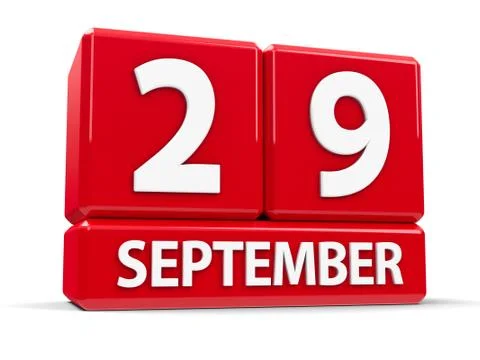 Cubes 29th September Stock Illustration