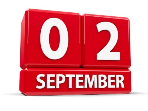 Cubes 2nd September Stock Illustration