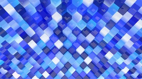 Cubes 3d background. Geometric wallpaper. 3d blocks. Glass shapes. Stock Illustration