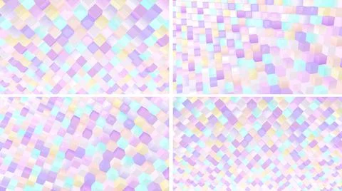 Cubes 3d backgrounds. Square shapes. 3d wallpapers. Abstract blocks. Stock-Illustration