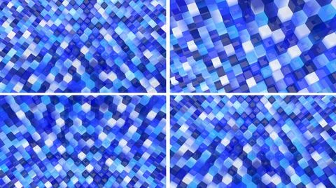 Cubes 3d backgrounds. Square shapes. 3d wallpapers. Abstract blocks. Illustrazione stock