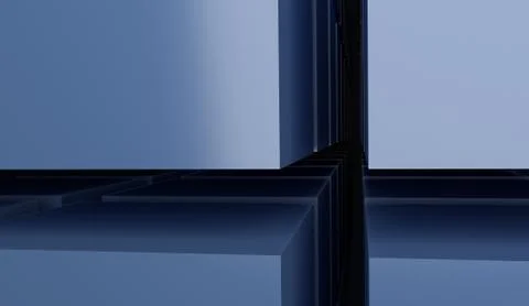 Cubes 3d matrix illustration Stock Illustration