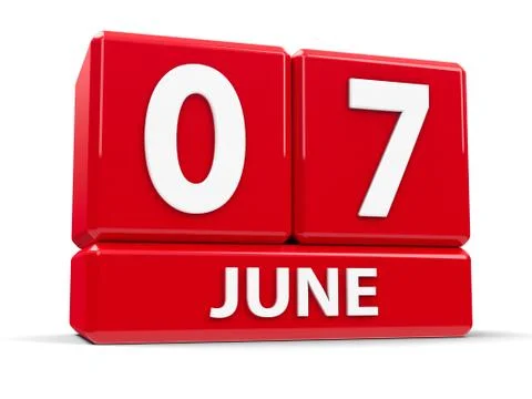 Cubes 7th June Stock Illustration