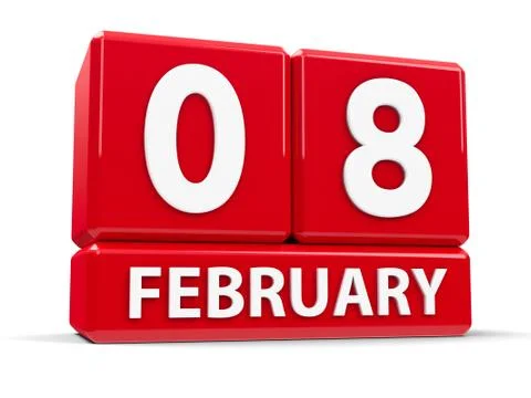 Cubes 8th February Stock Illustration