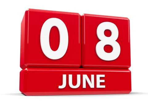 Cubes 8th June Stock Illustration