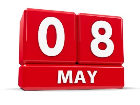 Cubes 8th May Stock Illustration