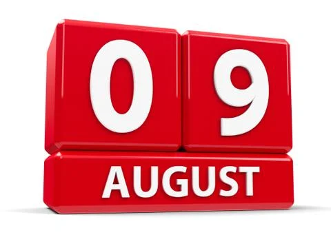 Cubes 9th August Stock Illustration