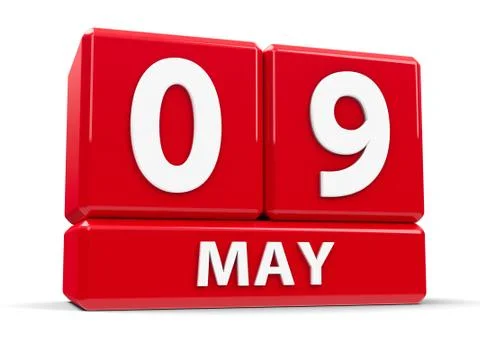 Cubes 9th May Stock Illustration