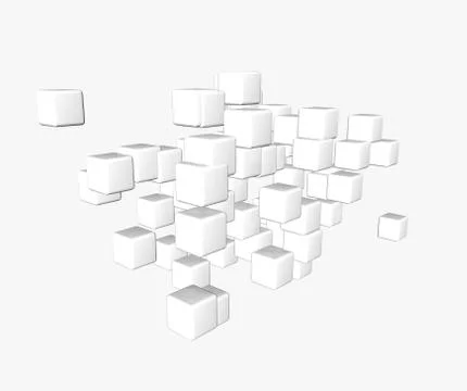 Cubes abstract Stock Illustration