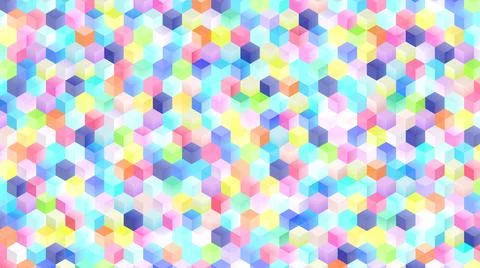 Cubes background. 3d abstract geometric square shapes. 3d blocks. Stock-Illustration