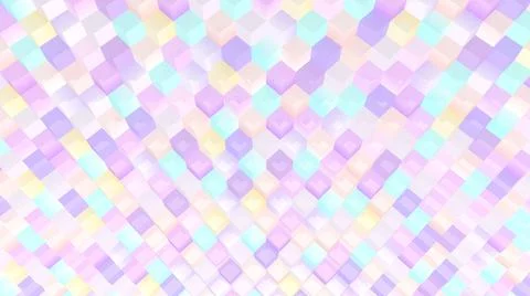 Cubes background. 3d abstract geometric square shapes. 3d blocks. Stock-Illustration