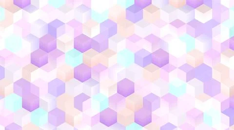 Cubes background. 3d abstract geometric square shapes. 3d blocks. Stock Illustration