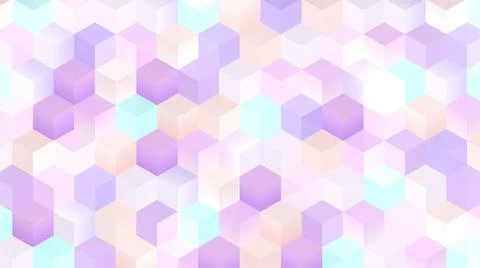 Cubes background. 3d abstract geometric square shapes. 3d blocks. Ilustración de archivo