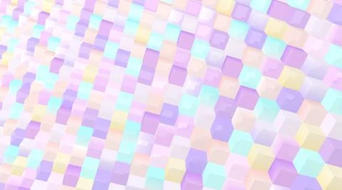 Cubes background. 3d abstract geometric square shapes. 3d blocks. Stock-Illustration