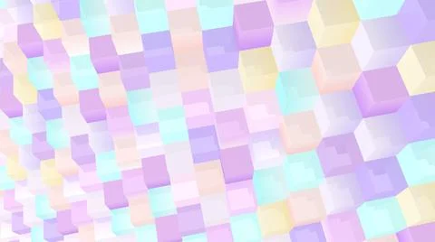 Cubes background. 3d abstract geometric square shapes. 3d blocks. Stock-Illustration