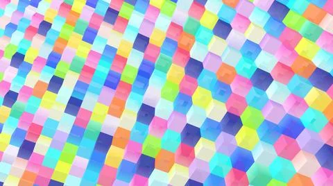 Cubes background. 3d abstract geometric square shapes. 3d blocks. Stock-Illustration