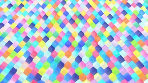 Cubes background. 3d abstract geometric square shapes. 3d blocks. Stock Illustration