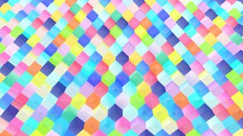 Cubes background. 3d abstract geometric square shapes. 3d blocks. Stock-Illustration