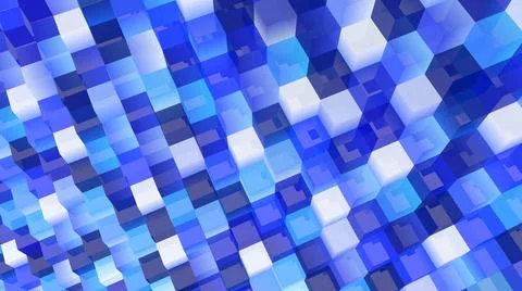 Cubes background. 3d abstract geometric square shapes. 3d blocks. イラスト素材