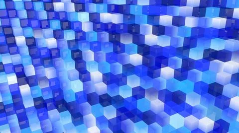 Cubes background. 3d abstract geometric square shapes. 3d blocks. Stock-Illustration