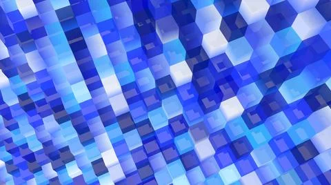 Cubes background. 3d abstract geometric square shapes. 3d blocks. Stock-Illustration