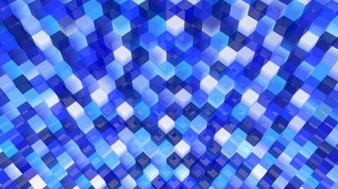 Cubes background. 3d abstract geometric square shapes. 3d blocks. Stock-Illustration