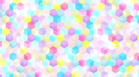 Cubes background. 3d abstract geometric square shapes. 3d blocks. Stock-Illustration